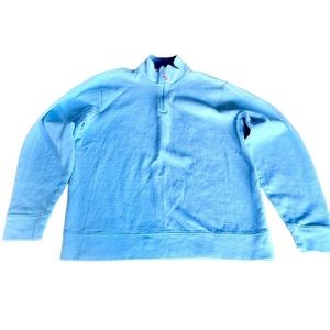 Vineyard Vines light blue size med woman’s 1/4 zip sweatshirt